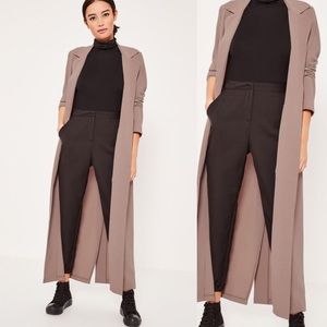 Missguided Light Brown Long Sleeve Maxi Duster